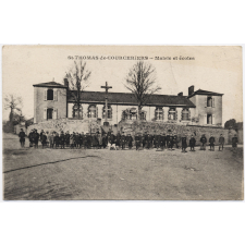 St-Thomas-de-Courceriers - Mairie et écoles.
