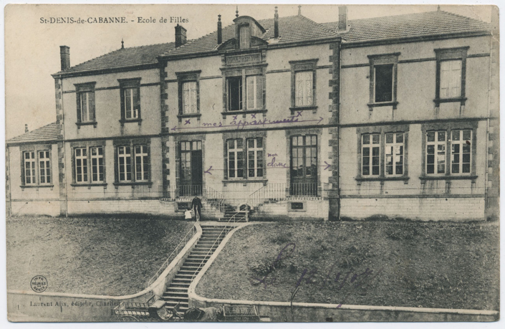St-Denis-de-Cabanne - Ecole de Filles.