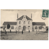 Cellettes (Loir-et-Cher) - 3 - Mairie et école de filles.