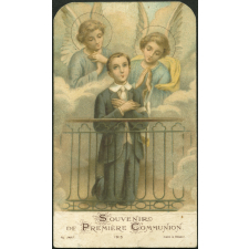 Image religieuse. Souvenir de première communion.