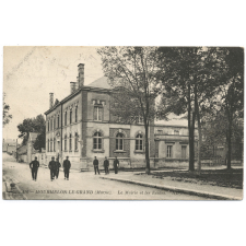 176 - Moumelon-le-Grand (Marne) - La Mairie et les Ecoles.