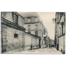 Ecole Primaire Supérieure et Professionnelle de Garçons de Rouen - 20, rue Poisson - L'Entrée de l'Ecole.