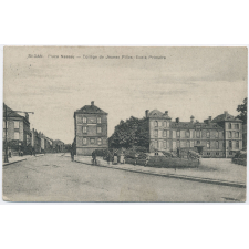 Sedan - Place Nassau - Collège de jeunes Filles - Ecole primaire.