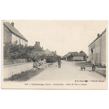 1484 - Chaumergy (Jura) - Grande-Rue - Hôtel de Ville et Ecoles.