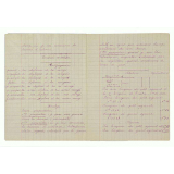 Cahier du soir. 