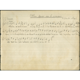 Cahier de musique. 