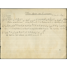Cahier de musique. 
