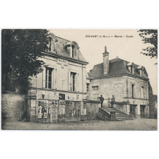 Cravant (I.-&-L.) - Mairie-Ecole.