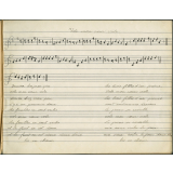 Cahier de musique. 