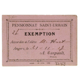 Exemption.