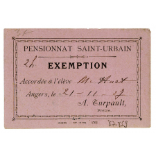 Exemption.