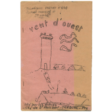 Journal scolaire Freinet. Vent d'ouest. [1959?].