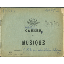 Cahier de musique.