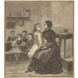 À l'école.