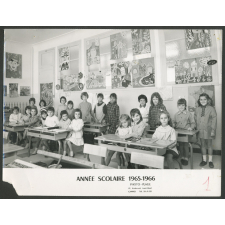 Ecole de filles Méro de Cannes : photo de classe.