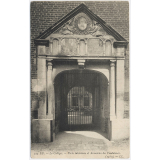 224 - Eu - Le Collège - Porte intérieure et Armoiries des Fondateurs (1580).