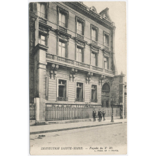 Institution Sainte-Marie - Façade du No 30.