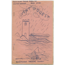 Journal scolaire Freinet. Vent d'ouest. [1960?].