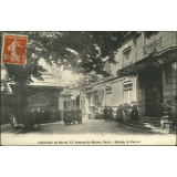 Institution de Barral, 13, Avenue du Maine, Paris - Entrée, le Perron.