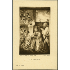 Image religieuse. La nativité.