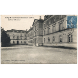 Collège & Ecole Primaire Supérieure de St-Lô - La Cour d'Honneur.