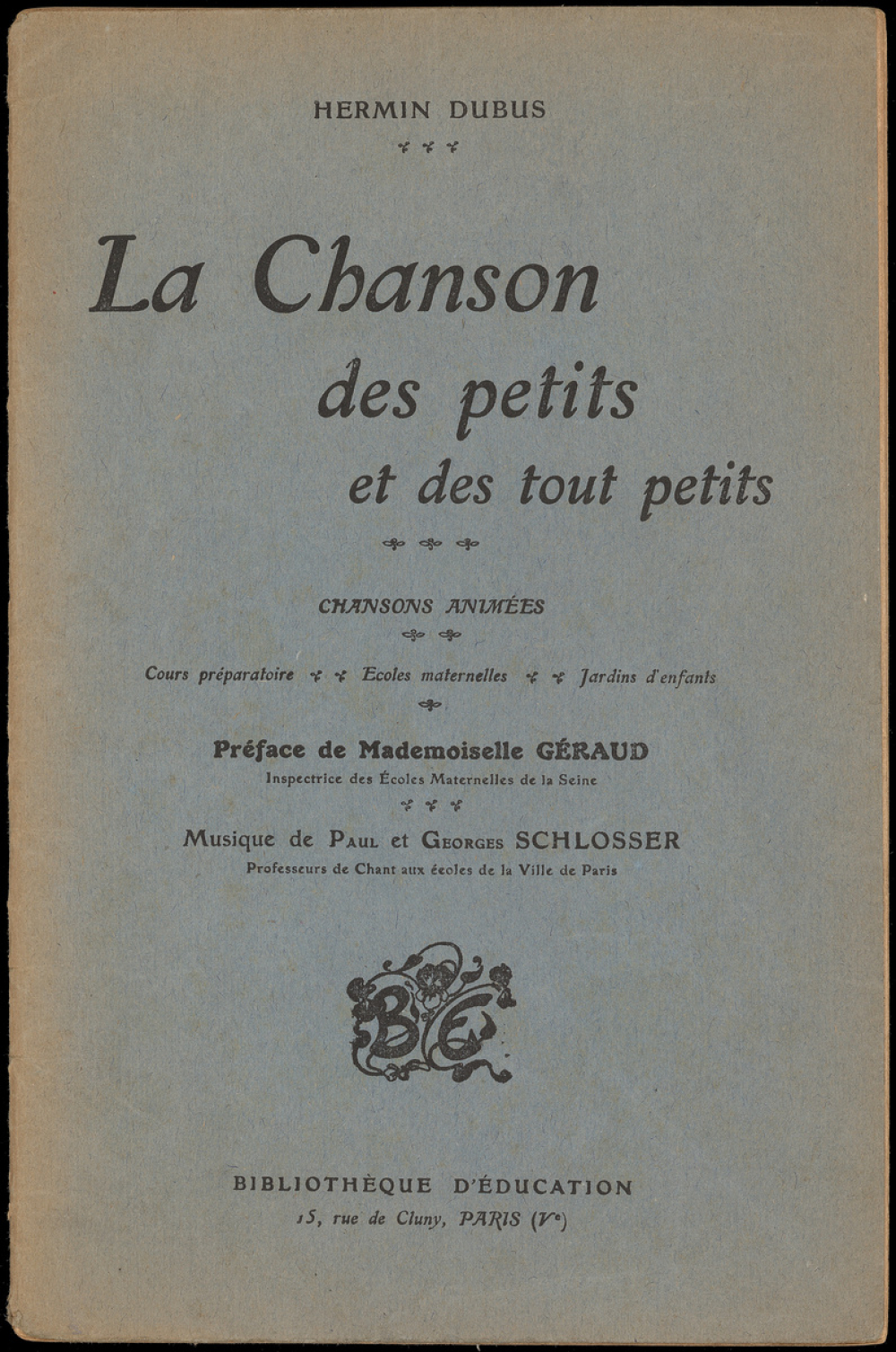 La chanson des petits et des tout petits. Chansons animées. Cours préparatoire, écoles maternelles, jardins d'enfants.
