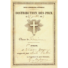 Ex-praemio . Petit séminaire d'Evreux.