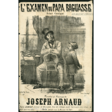 Partition musicale : L'Examen du Papa Baguasse. Scène Comique.