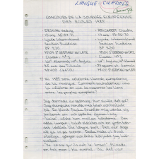 Concours de la journée européenne des écoles. Année scolaire 1984-1985. Travail écrit. 