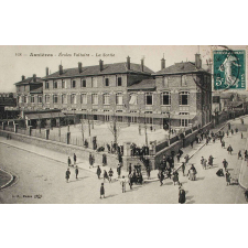 168 - Asnières - Ecoles Voltaire - La Sortie.