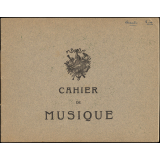 Cahier de musique d'éclaireuse. 