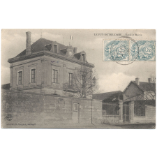 Le Puy-Notre-Dame - Ecole et Mairie.