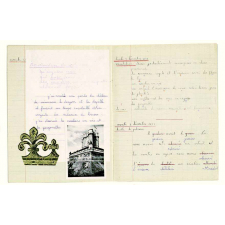 Cahier journalier.