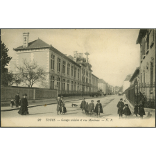 92 - Tours - Groupe scolaire et rue Mirabeau.