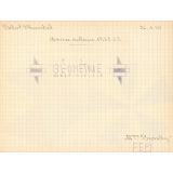Cahier de géométrie.