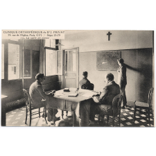 Clinique orthopédique du Dr J. Privat - 79, rue de l'Elise, Paris (15e) Ségur 23-79 - 19 - La salle de classe.