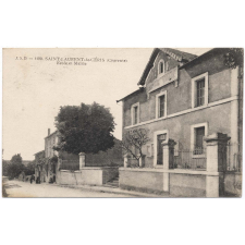 1190 - Saint-Laurent-de-Céris (Charente) - Ecole et Mairie.