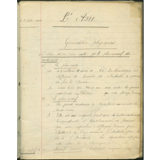 Cahier de géographie. 