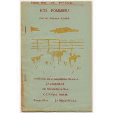 Journal scolaire Freinet. Nos pommiers. N°5, février, 1956.