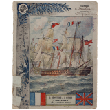 Le Redoutable et le Victory à Trafalgar (21 octobre 1805).