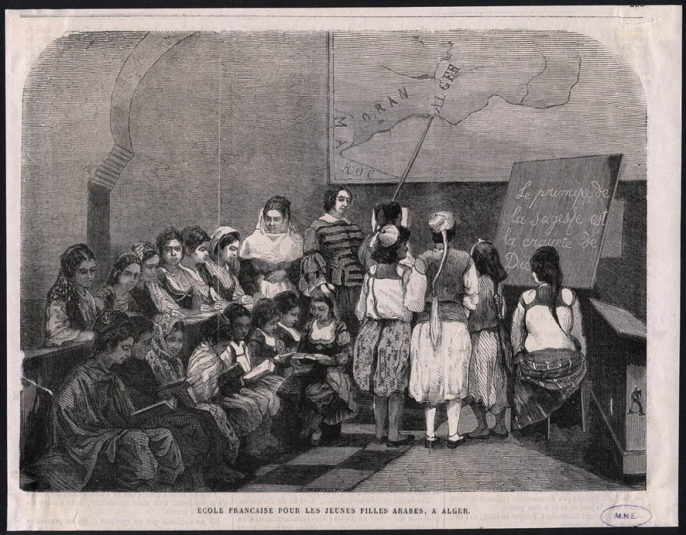 École française pour les jeunes filles arabes, à Alger.