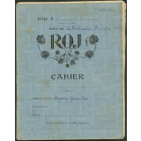 Cahier d'écriture. 