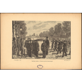 Bataillons scolaires. Exercices boulevard Saint-Jacques.