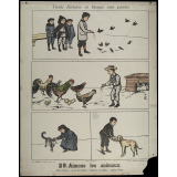 Trente histoires en images sans paroles. 29-Aimons les animaux. 30-Il faut être charitable.
