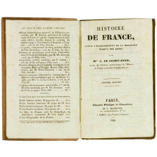 Histoire de France depuis l'établissement de la Monarchie jusqu'à nos Jours.