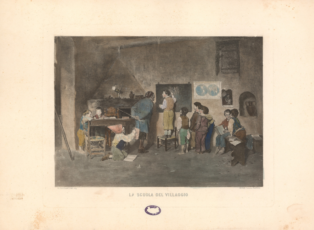 La scuola del villaggio.