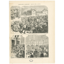 Laïcisation à outrance. Installation des instituteurs laïques à Bouillargues près Nîmes (Gard). Le procès des campagnards qui refusent de laisser apprendre, par leurs enfants, le manuel civique de Paul Bert.