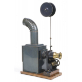 Lanterne magique et cinématographe combinés .