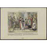 Jeanne-d'Arc fait sacrer le roi Charles VII dans la cathédrale de Reims.