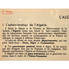 Géographie. La France. La France d'outre-mer. Cours moyen et supérieur. Classes de huitième et septième. Certificat d'études.